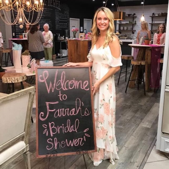 Maxi Floral Cold Shoulder - Picture 3 of 3